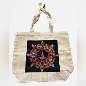 Meditation crystal yogi canvas bag